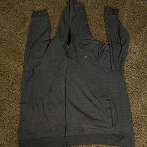 Starter Men's Charcoal Gray Full-Zip Hoodie 2XL